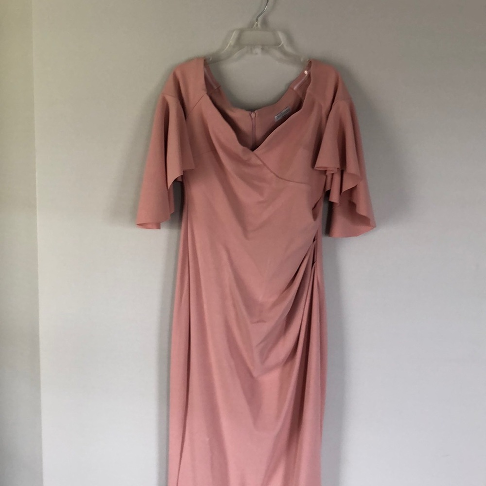 Pink floor length gown